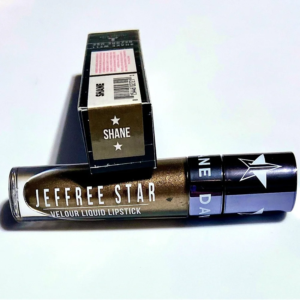 JEFFREE STAR Cosmetics Velour Liquid Lipstick SHANE Brown Metallic Shine NEW